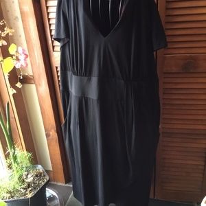 NWT "AVENUE" BLACK SIZE 26/28 DRESS WIDE WAISTBAND